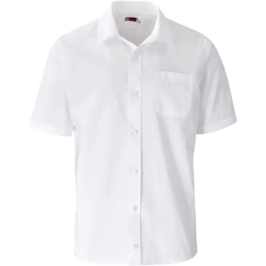Mens Short Sleeve Kensington Shirt White